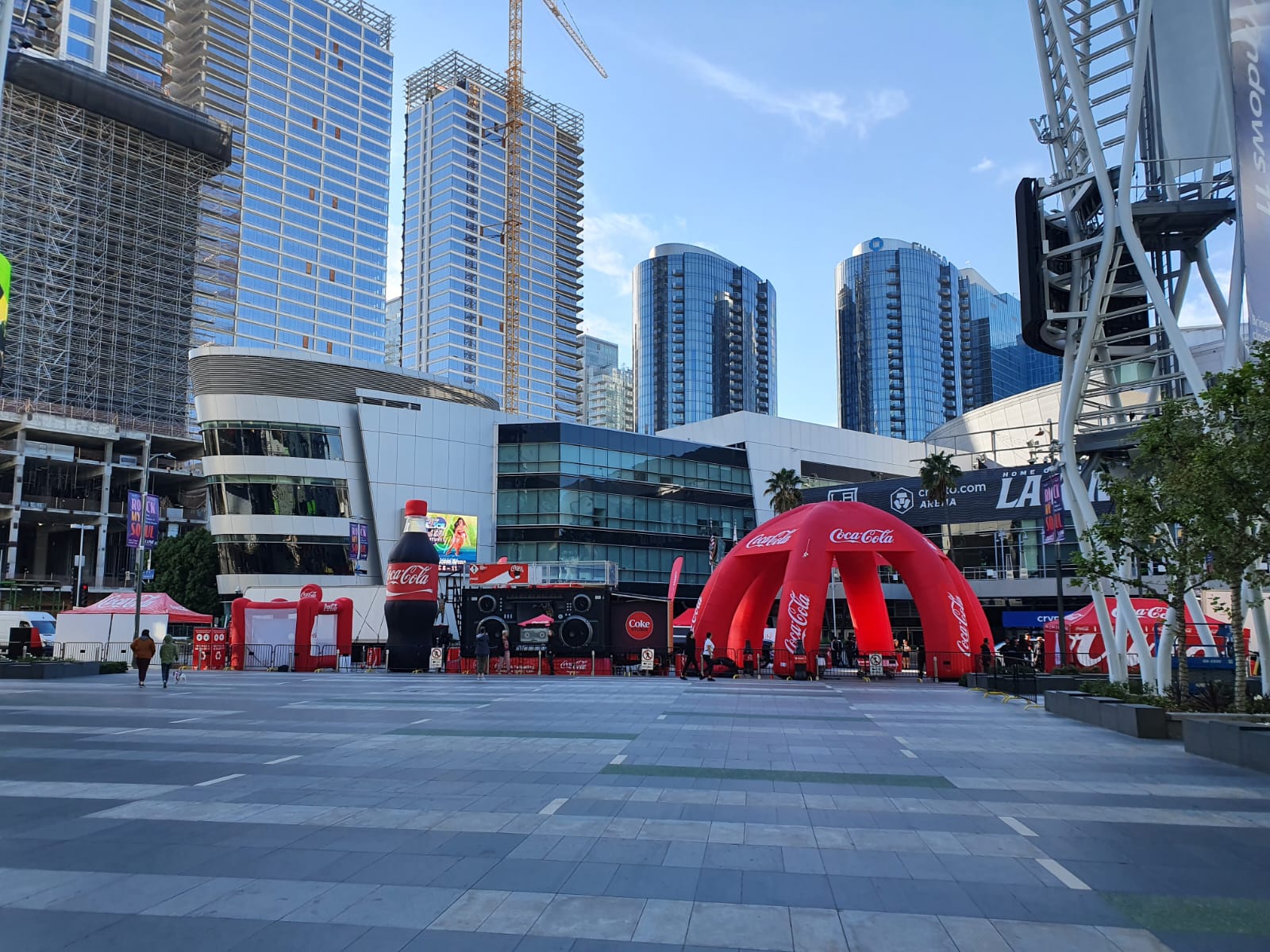 Trophy tour experiential build
