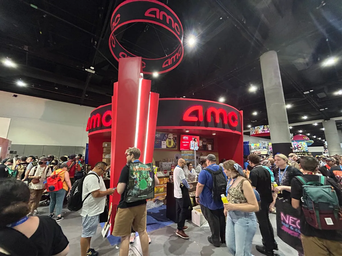 Built AMC booth at Comic-Con