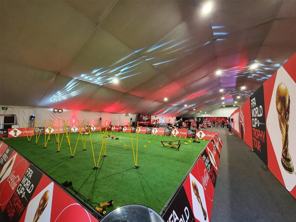 Built FIFA Trophy Tour experience