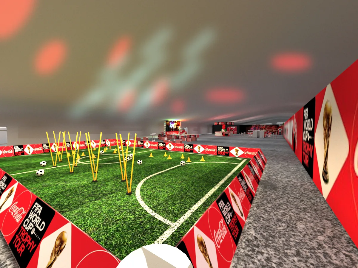 3D render, FIFA Trophy Tour